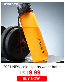 UZ BPA-Free Sports Water Bottle – Leakproof, Reusable, Lightweight