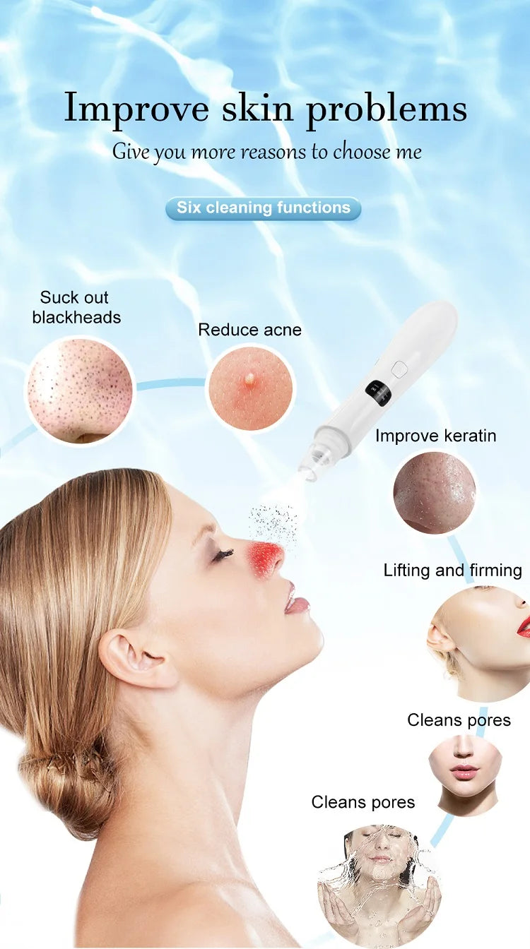 3-Mode Suction Face Cleansing Beauty Machine