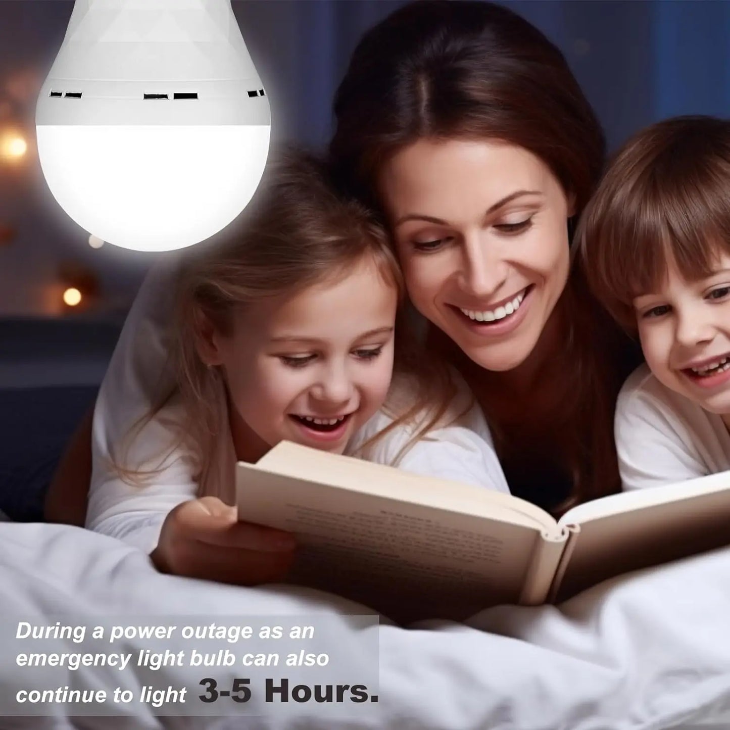 USB Rechargeable LED Bulb – Portable Emergency & Camping Light
