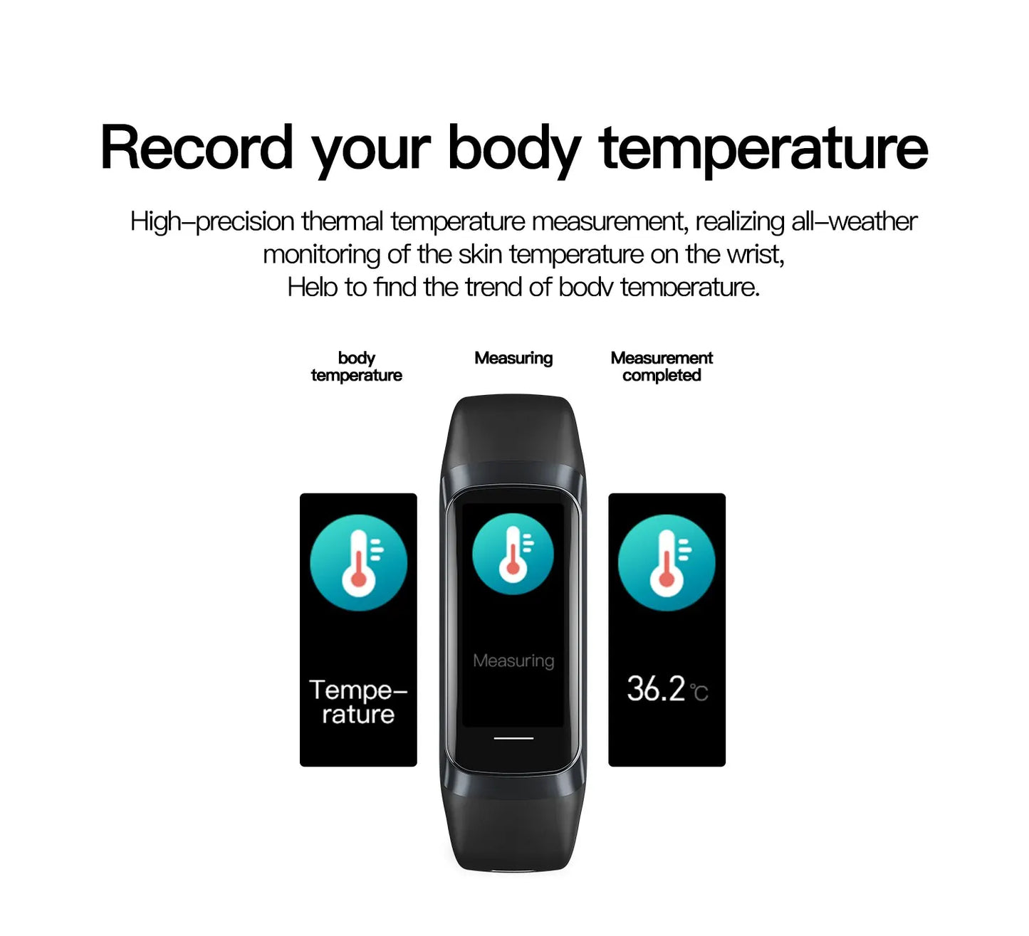 Smart Fitness Tracker Bracelet – Heart Rate & Multi-Sport Monitor
