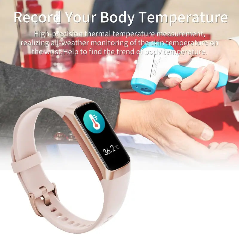 Smart Fitness Tracker Bracelet – Heart Rate & Multi-Sport Monitor