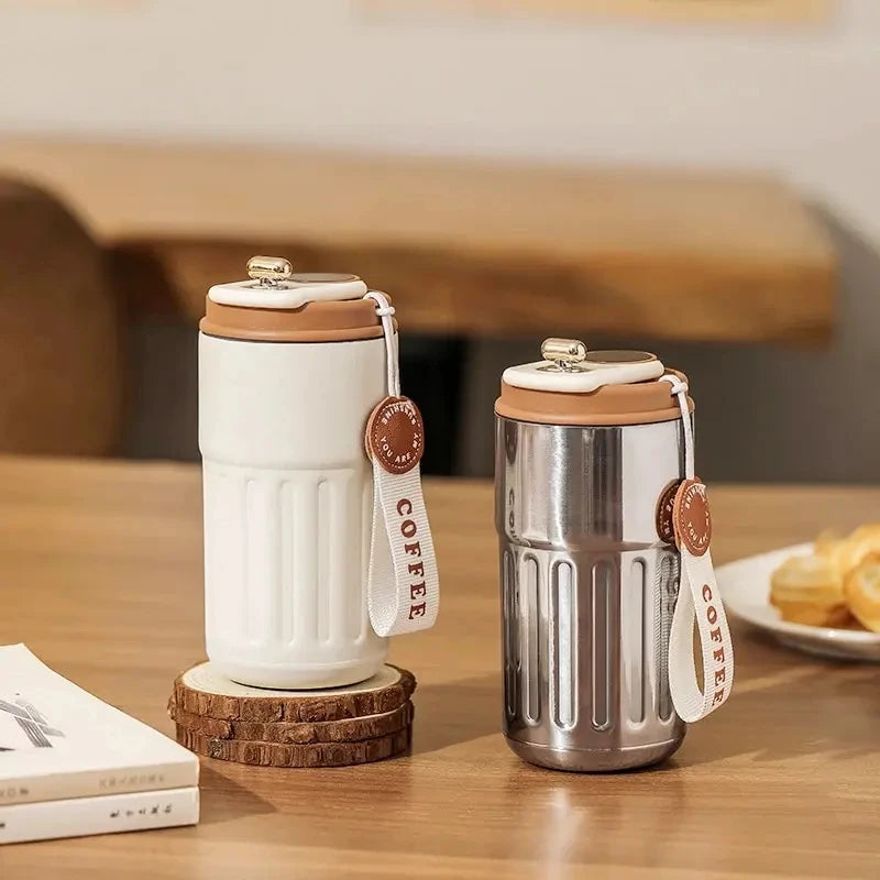 Smart Stainless Steel Insulated Cup – Temperature Display Thermos