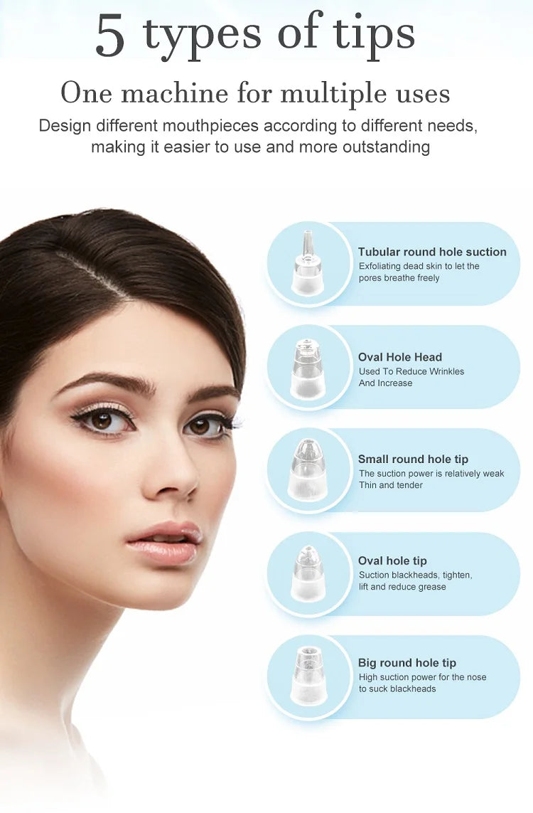 3-Mode Suction Face Cleansing Beauty Machine
