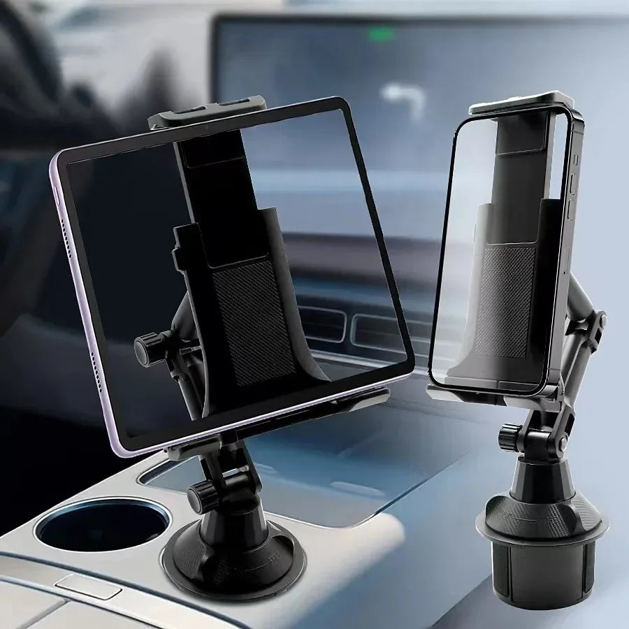 Waterproof ABS Car Cup Holder Mount for Tablets & Phones