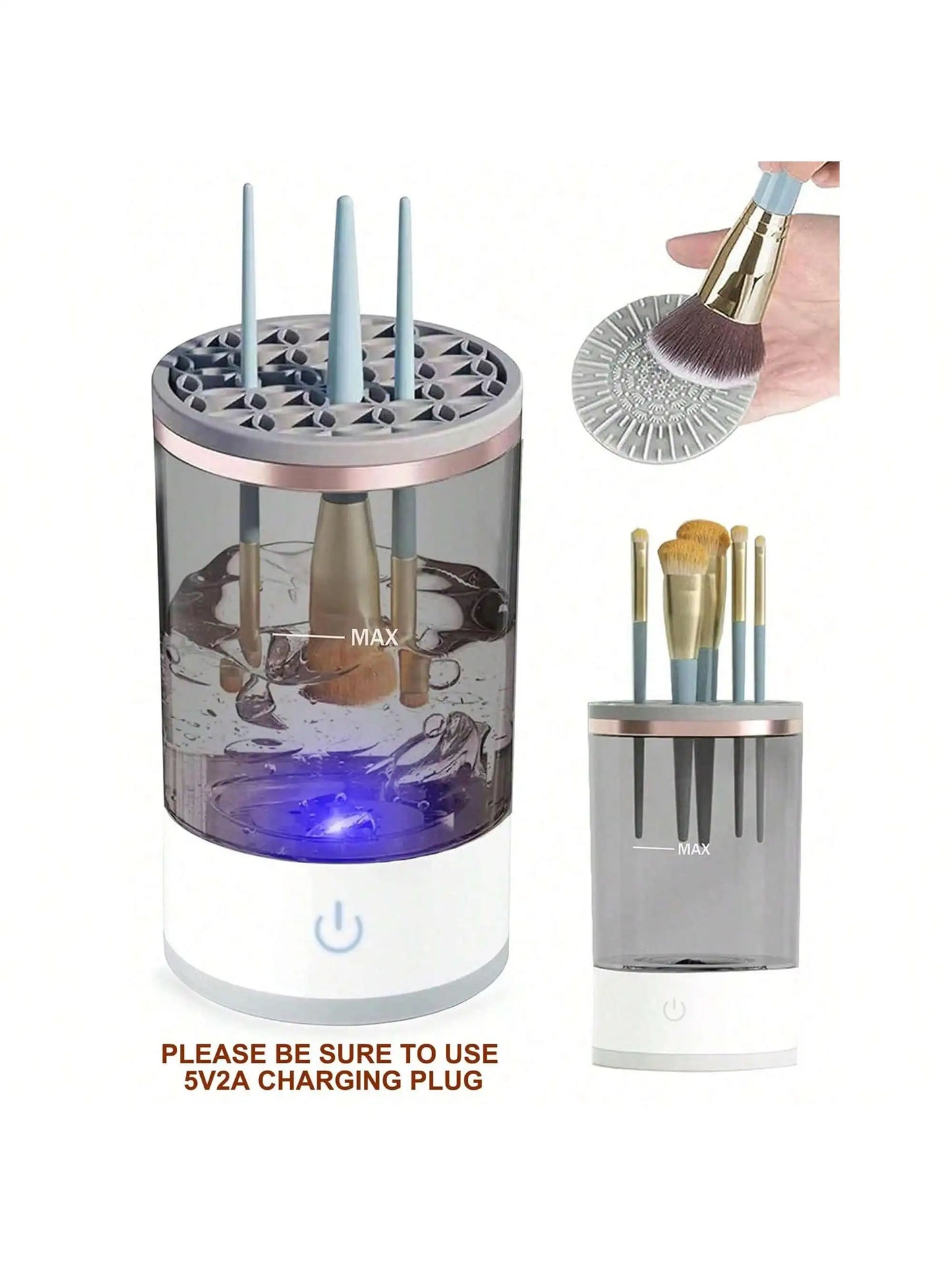 Electric Makeup Brush Cleaner – Automatic Spinner Washing Machine