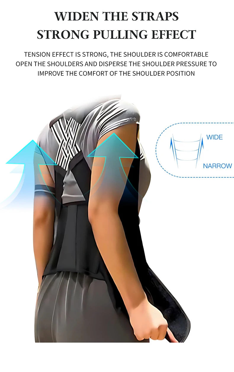 Adjustable Posture Corrector – Back & Shoulder Support Brace