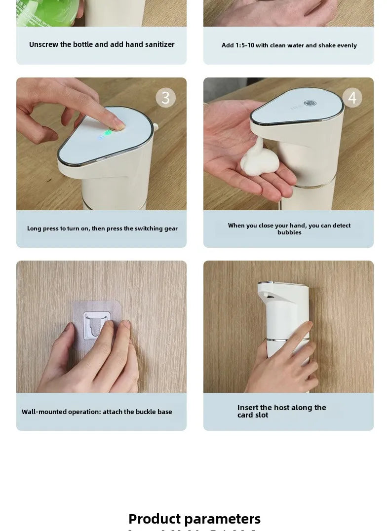 Intelligent Touchless Foaming Soap Dispenser – Rechargeable