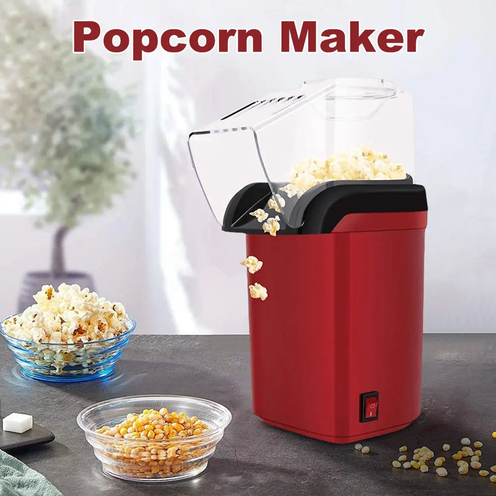 ✨ Popcorn Maker Machine – Hot Air Popcorn Popper for Home & Parties