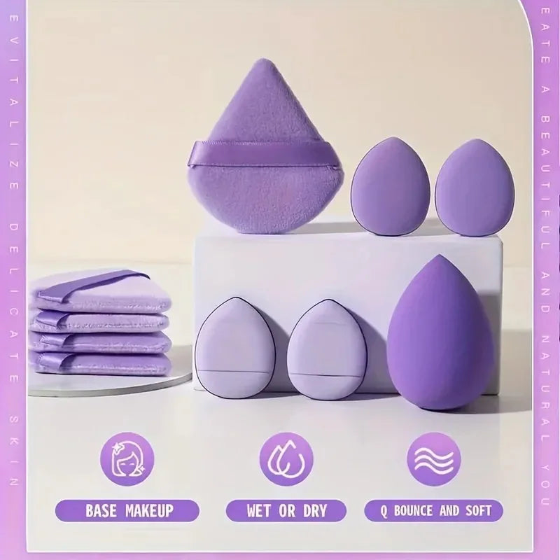12Pcs Makeup Sponge Set – Professional Beauty Blender Sponges