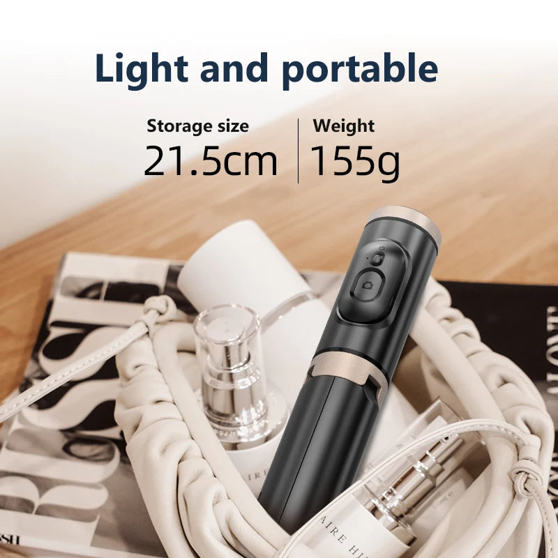 Bluetooth Selfie Stick Tripod – Wireless Handheld Phone Stand
