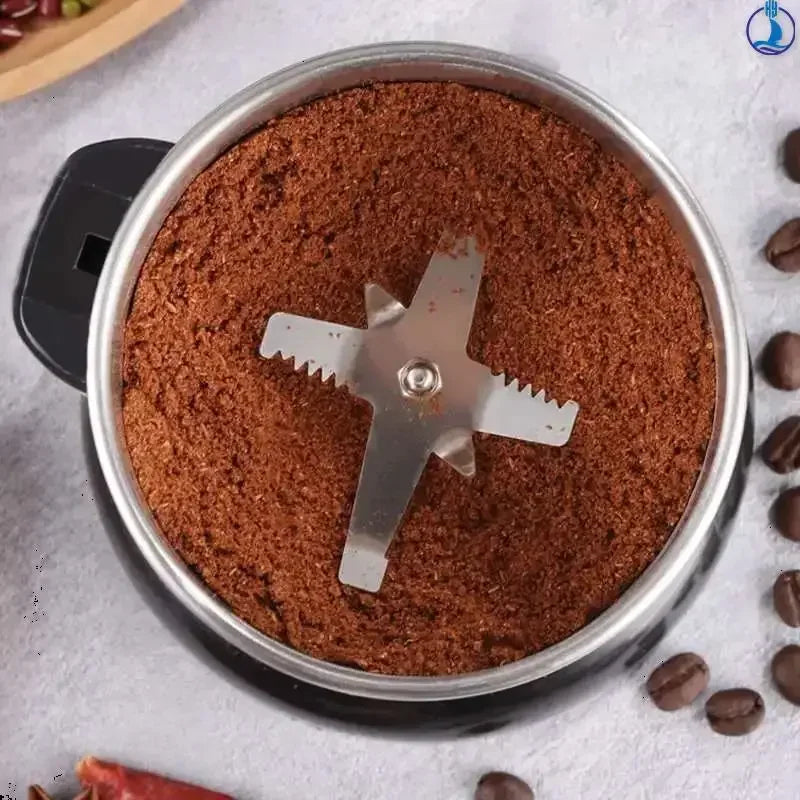 Multifunctional Electric Coffee & Spice Grinder – Beans, Nuts, Grains, Cereals