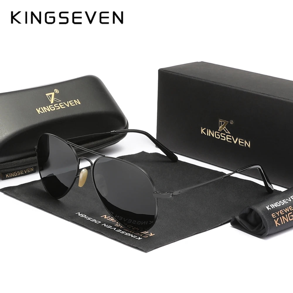 Pilot Alloy Sunglasses for Men – UV400 Polarized Shades