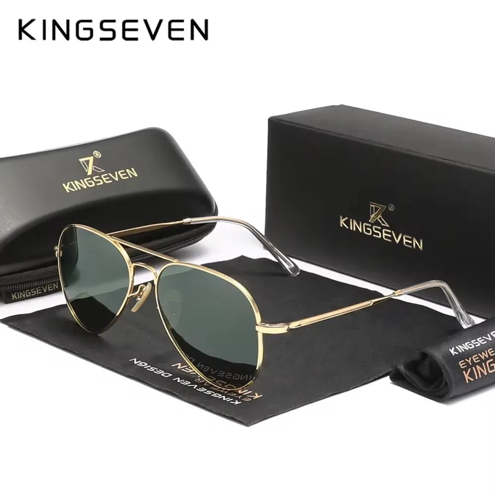 Pilot Alloy Sunglasses for Men – UV400 Polarized Shades