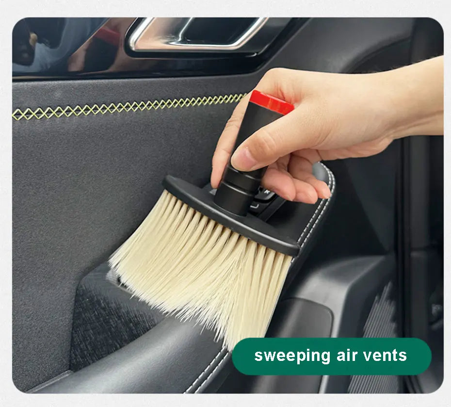 Multifunctional Car Cleaning Brush – Detailer for Vents & Gaps
