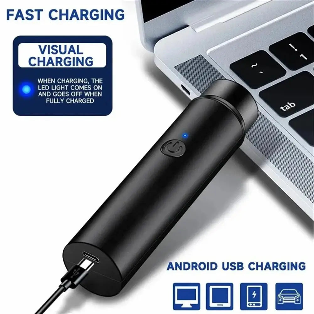 Men’s Mini Electric Shaver – Portable Travel Razor