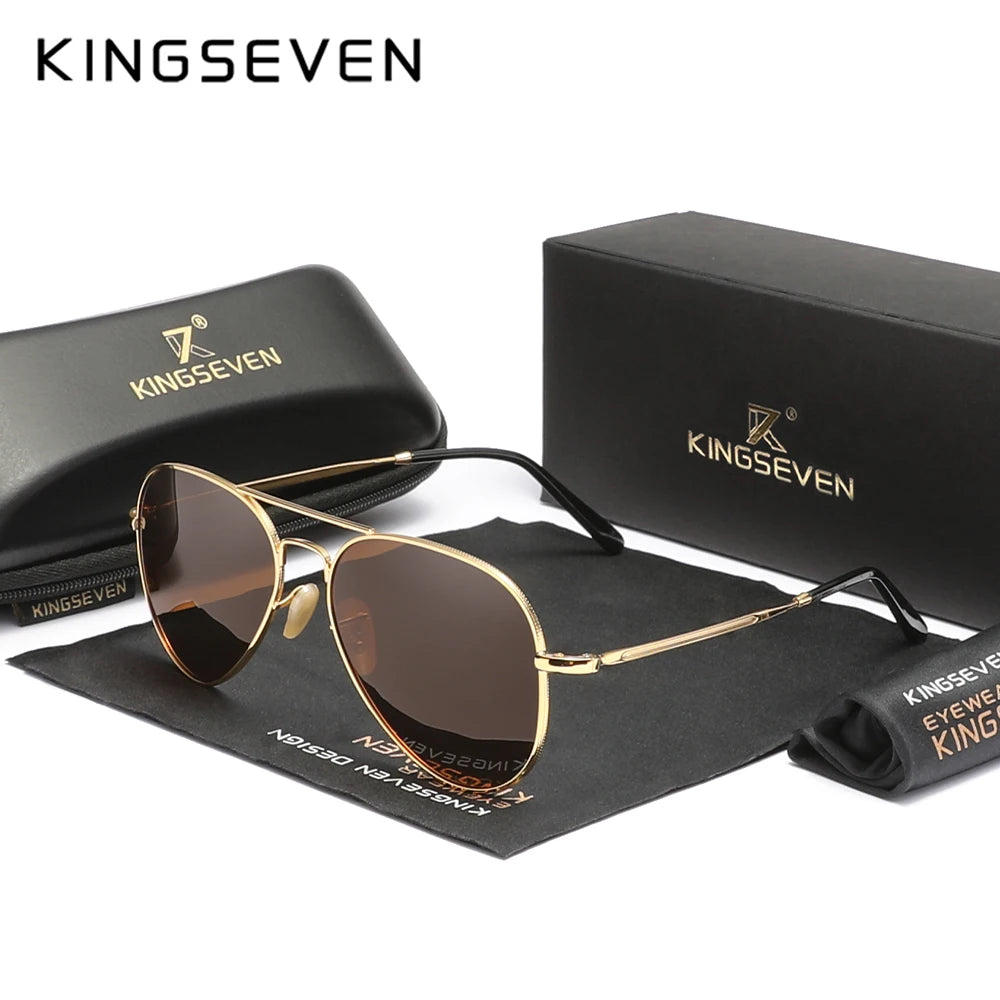 Pilot Alloy Sunglasses for Men – UV400 Polarized Shades