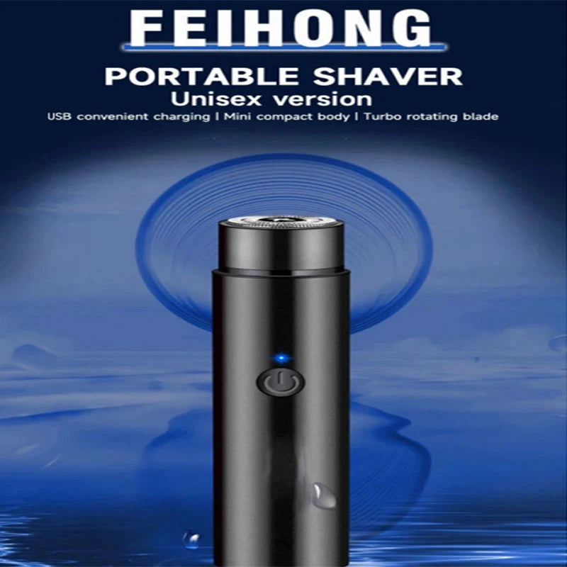 Men’s Mini Electric Shaver – Portable Travel Razor