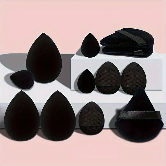 12Pcs Makeup Sponge Set – Professional Beauty Blender Sponges