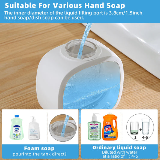 Automatic Wall-Mounted Soap Dispenser – Touchless, Refillable