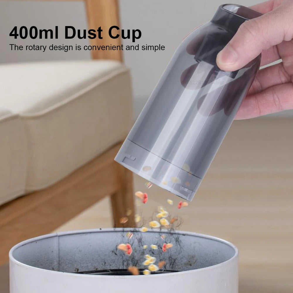 Wireless Car Vacuum Cleaner – Pro & Basic Version, High Suction & Rechargeable