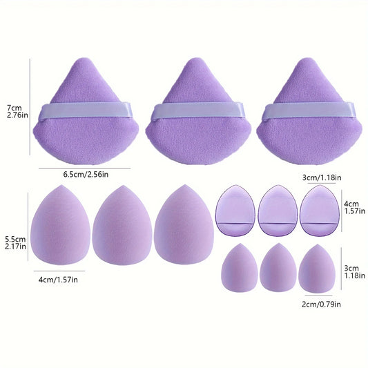 12Pcs Makeup Sponge Set – Professional Beauty Blender Sponges