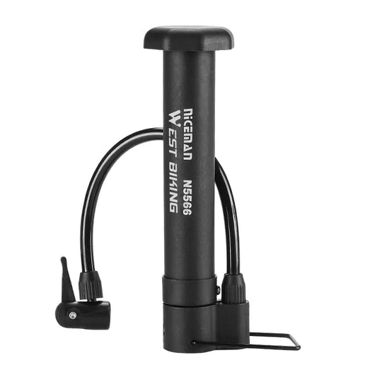 80 PSI Manual Bike Pump – Portable Schrader Valve Inflator