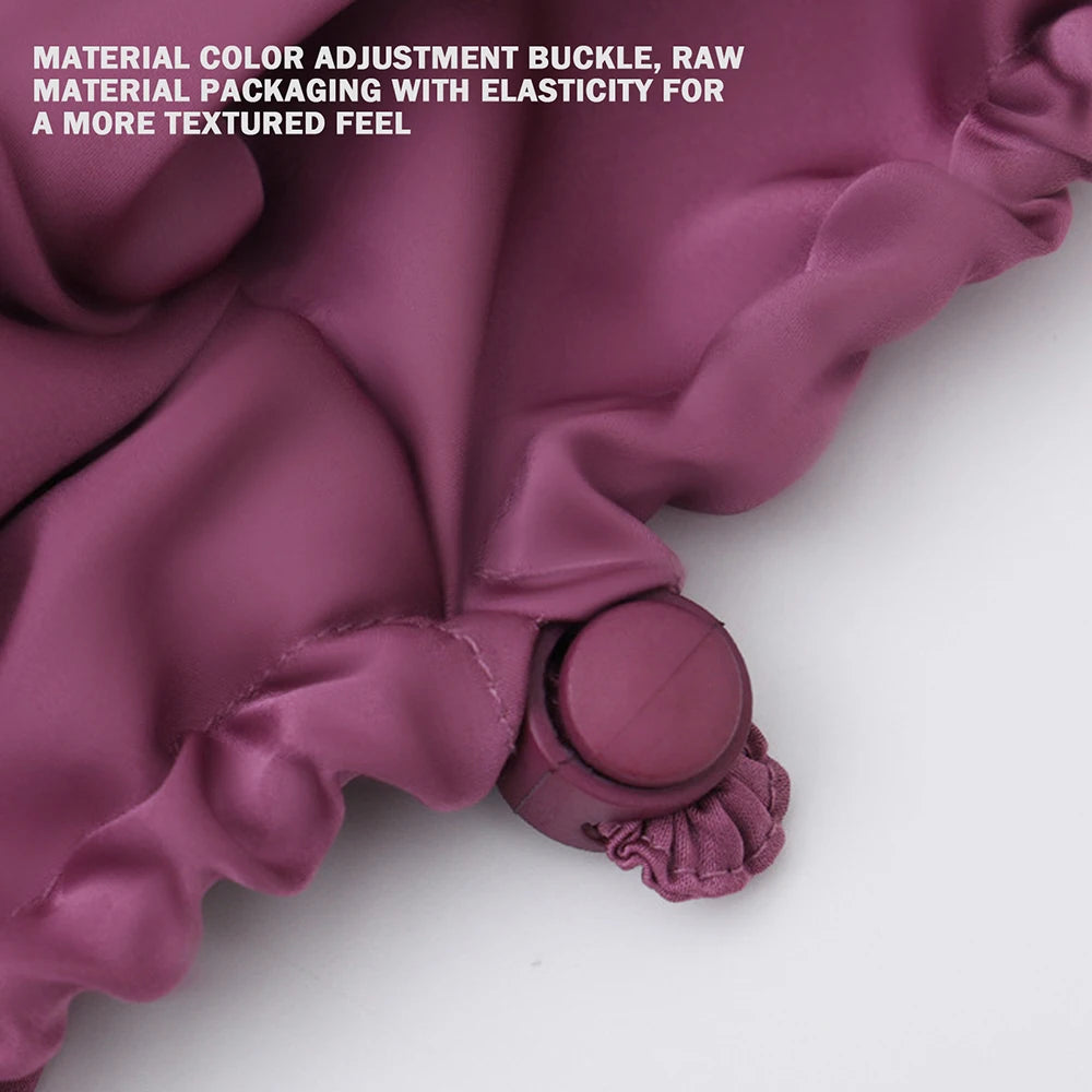 Luxury Satin Hair Bonnet – Adjustable Sleep Cap for Natural Hair & Braids