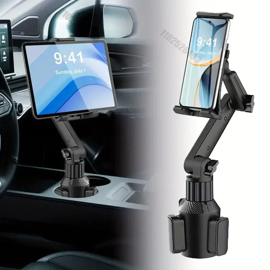 Waterproof ABS Car Cup Holder Mount for Tablets & Phones