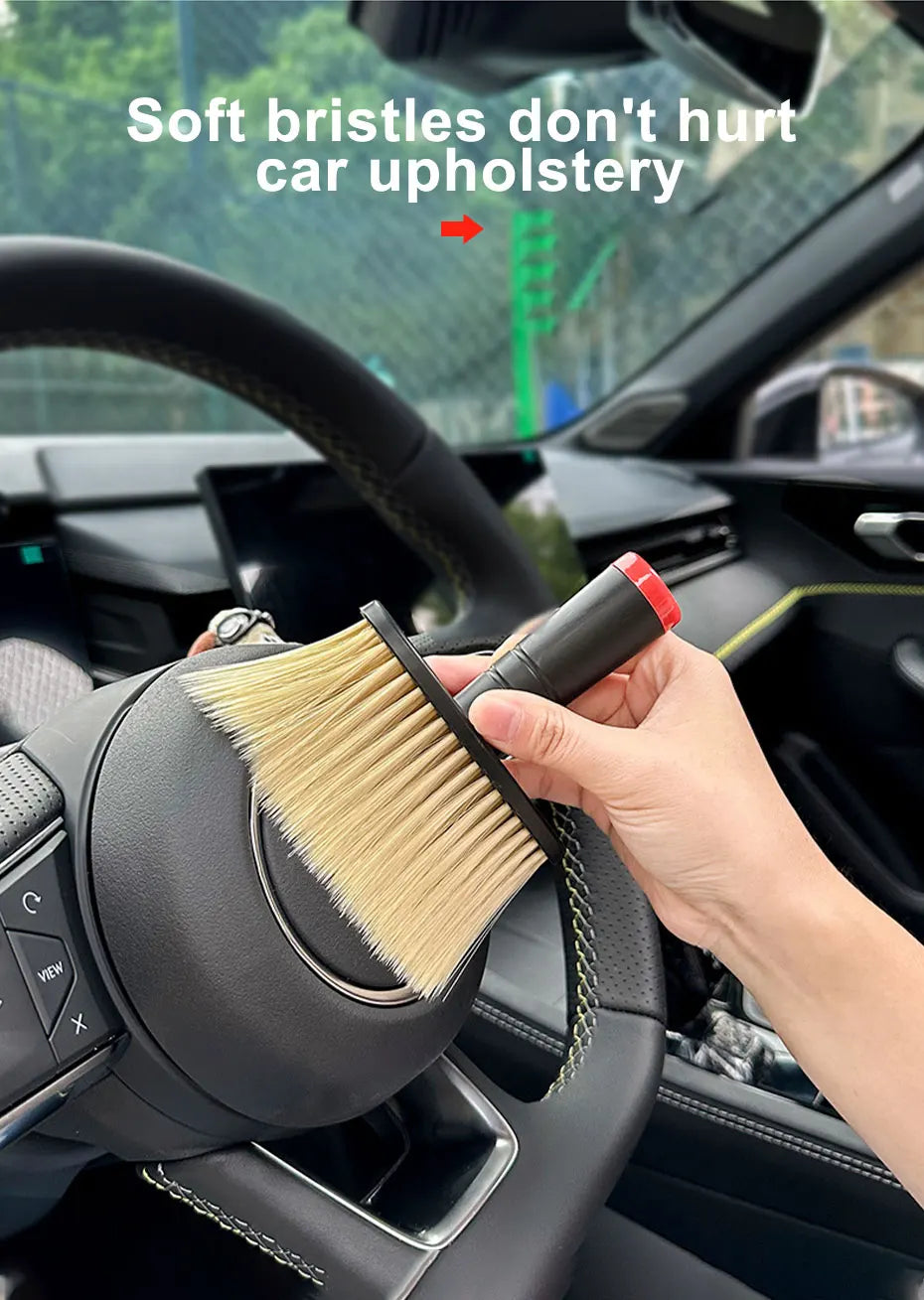 Multifunctional Car Cleaning Brush – Detailer for Vents & Gaps